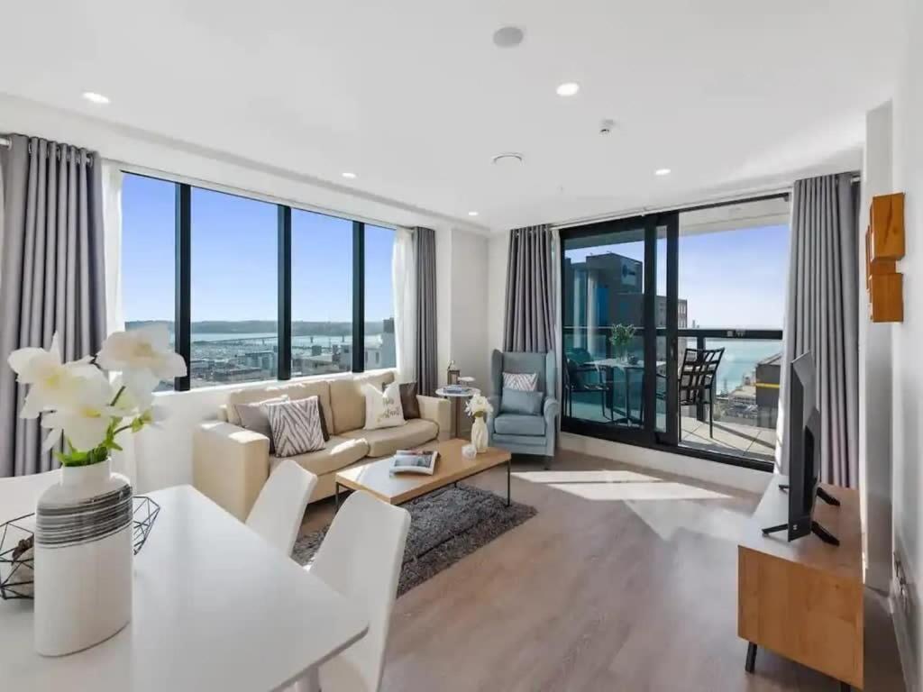 Apartamento Just Opposite To Sky Tower , 2 Bed 2 Bath In Cbd Auckland Exterior foto